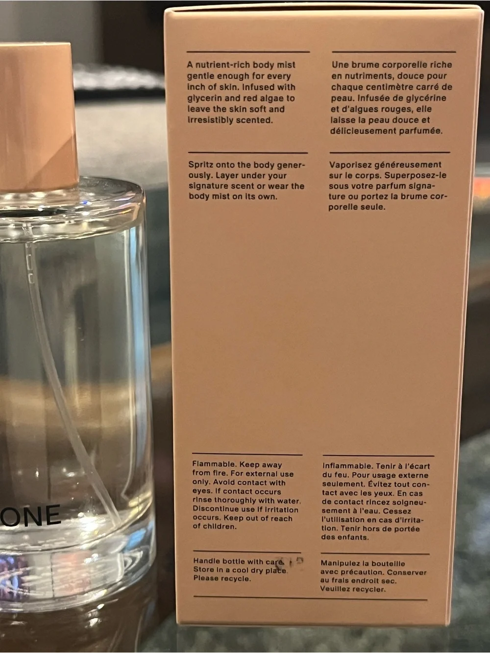 Salt & Stone Saffron & Cedar Body Mist — 100mL